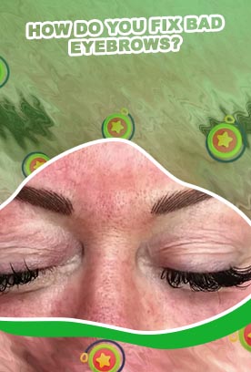 Bad permanent eyebrows