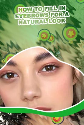Natural looking eyebrows