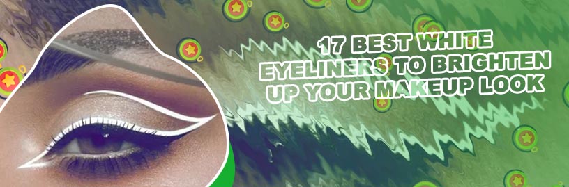 White eyeliner graphic